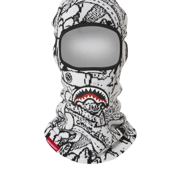 DOODLE SHARK SKI MASK