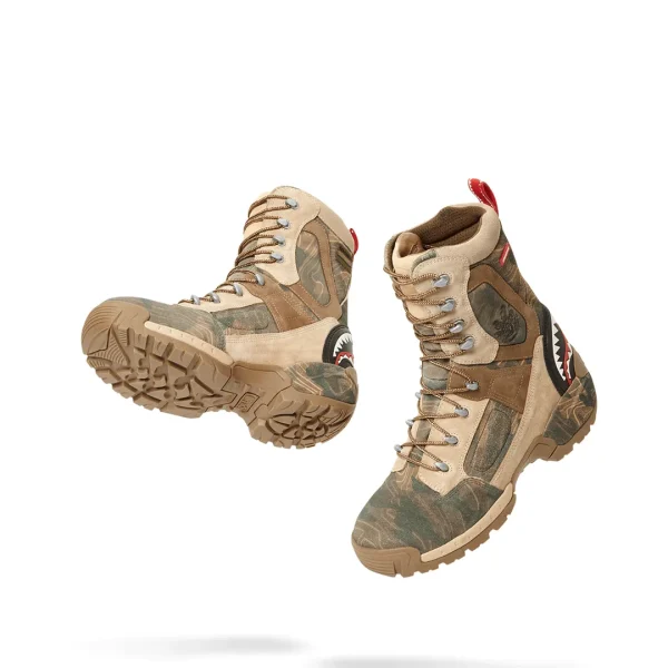 CAMO TERRAIN FUERZA COBRA PARATROOPER BOOTS - MADE IN COLOMBIA NUMBERED 1/280 PAIRS