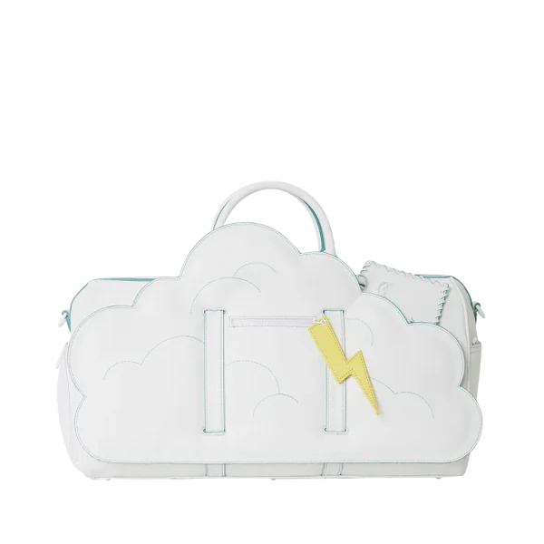 CLOUDY WITH A CHANCE OF SHARK DUFFLE