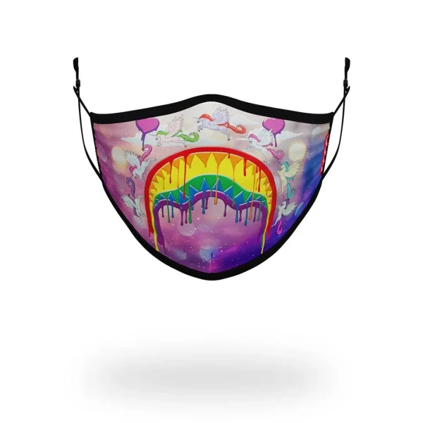 KIDS FORM FITTING MASK: MELT THE RAINBOW