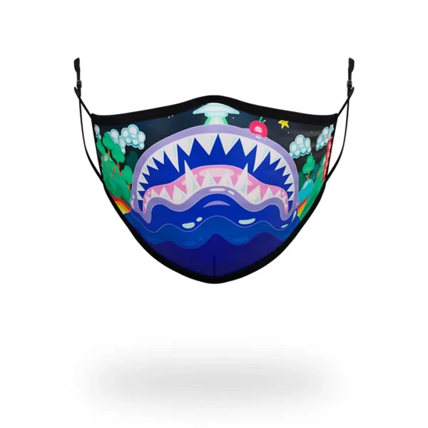 KIDS FORM FITTING MASK:  ASTRO BUBBLE